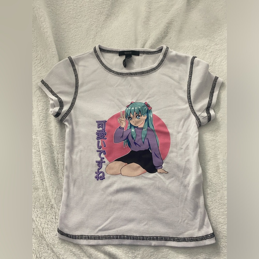 Anime kids girls youth shirt size (small)